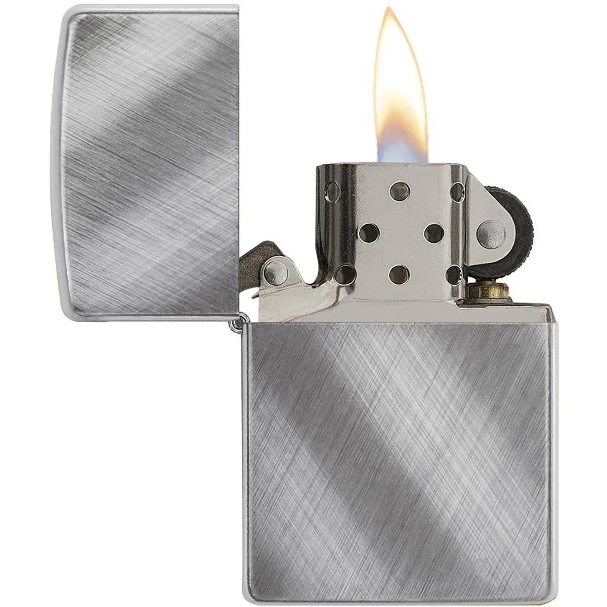 Zippo Diagonal Weave Pocket Lighter - Image 2