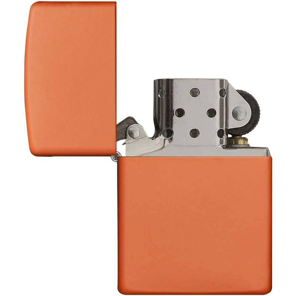 Zippo Regular Matte Pocket Lighter - Orange - Image 2