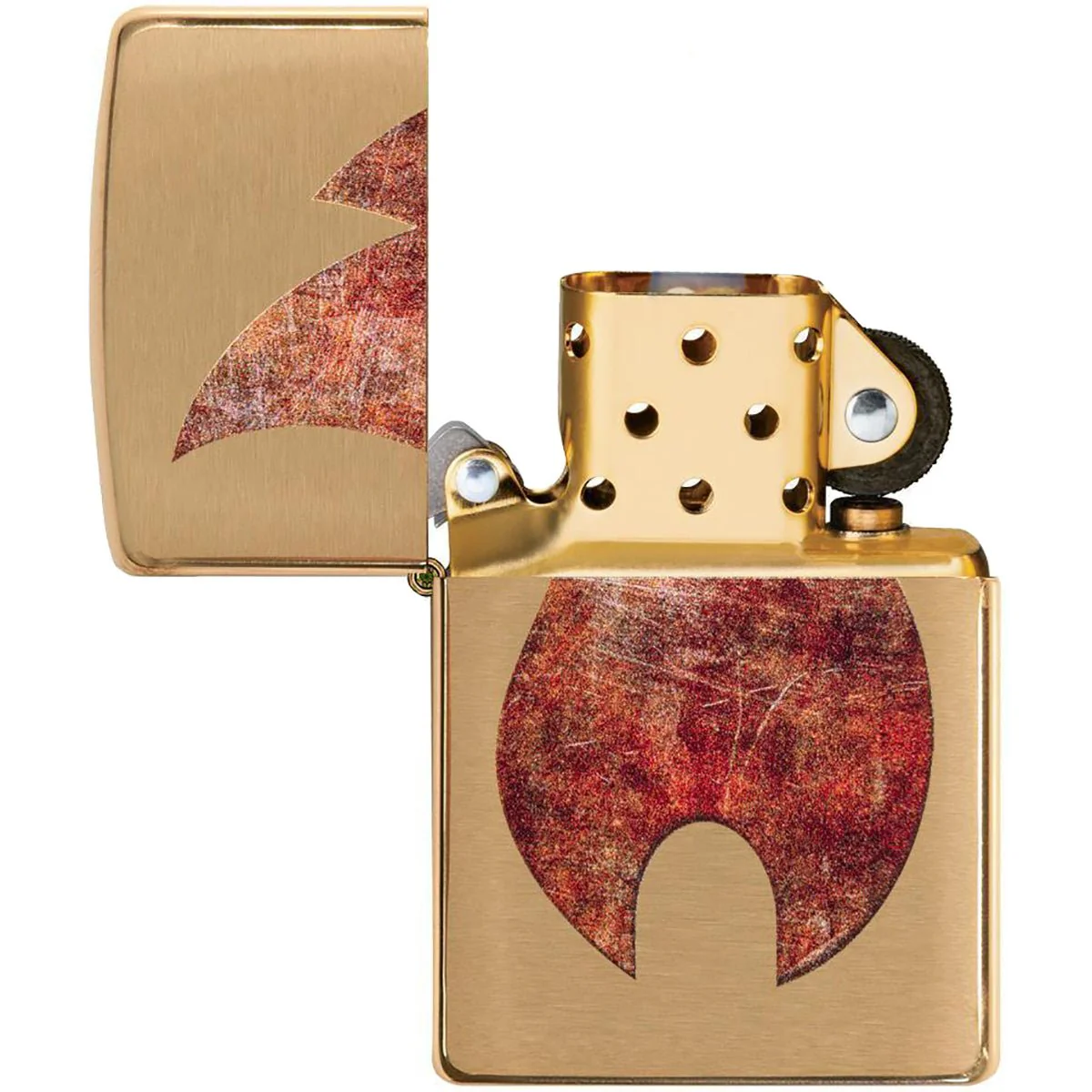 Zippo Rusty Flame Plate Refillable Windproof Lighter - Image 2