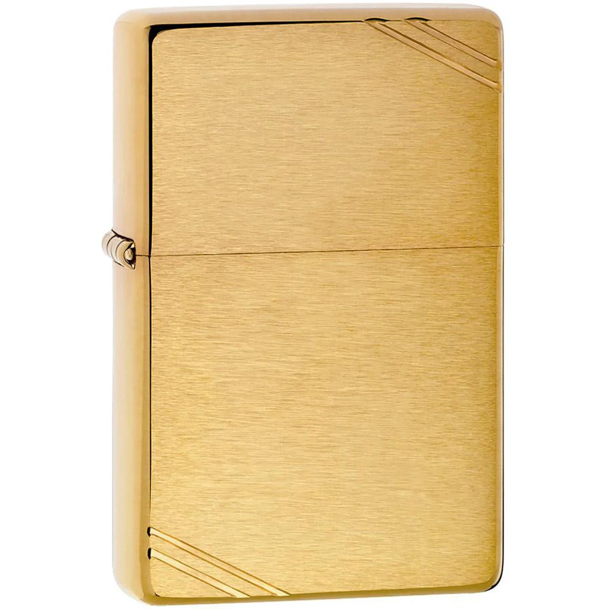 Zippo Vintage Series Brass with Slashes Pocket Lighter